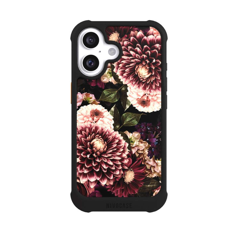 iPhone 16 NIVOmax Wunderschöne rosa Vintage-Blumen