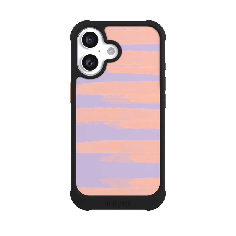 iPhone 16 NIVOmax Weiche Streifen Liebe