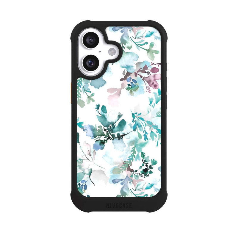 iPhone 16 NIVOmax Zarte Herbstblumen Eukalyptus