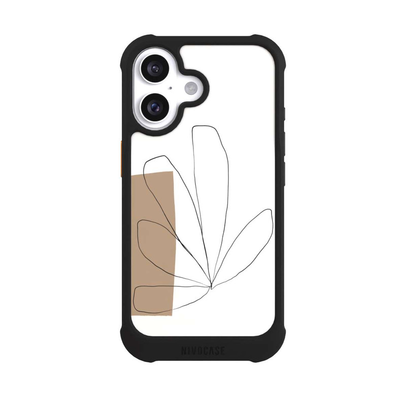 iPhone 16 NIVOmax Blumen und Formen Nr. 2 - Anastasia Sawall