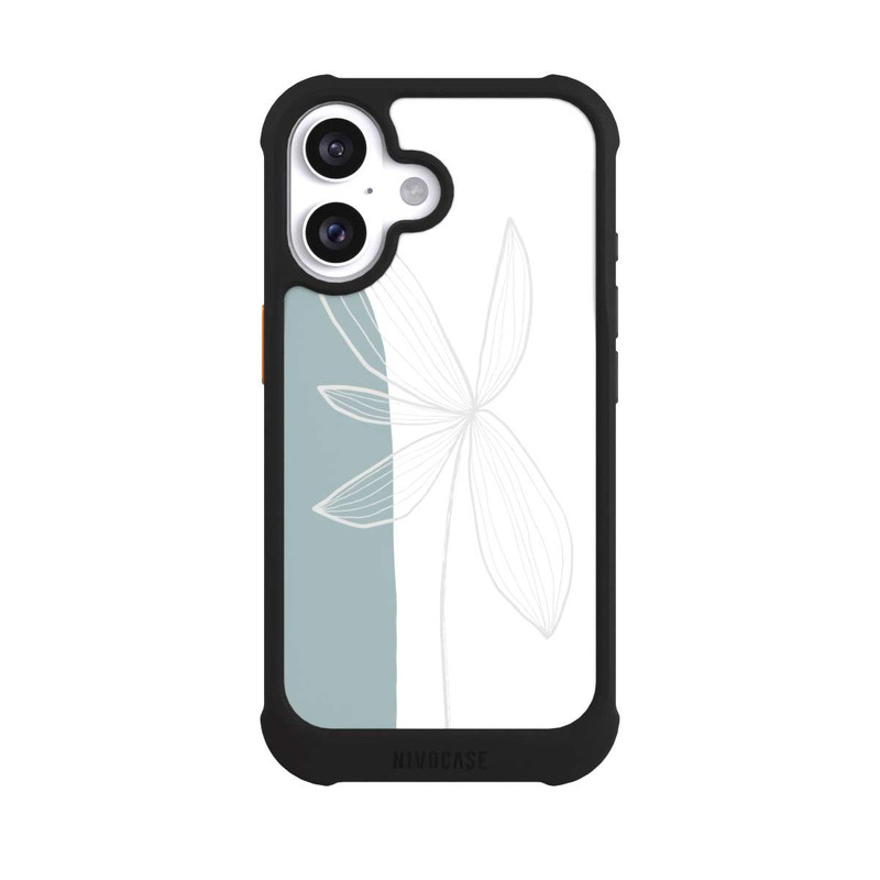 iPhone 16 NIVOmax Blumen und Formen Nr. 3 - Anastasia Sawall