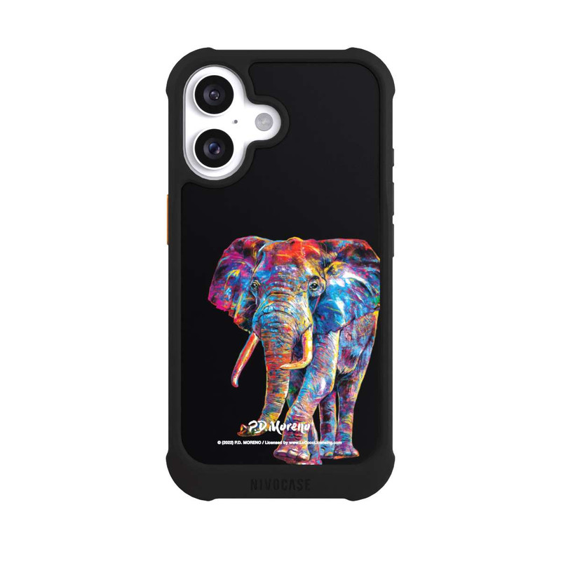 iPhone 16 NIVOmax Elephant Art By P.D. Moreno