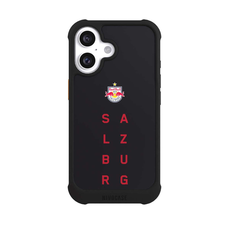 iPhone 16 NIVOmax FC RB Salzburg Schriftzug Rot