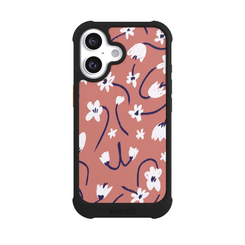 iPhone 16 NIVOmax Kleine Blumen Muster