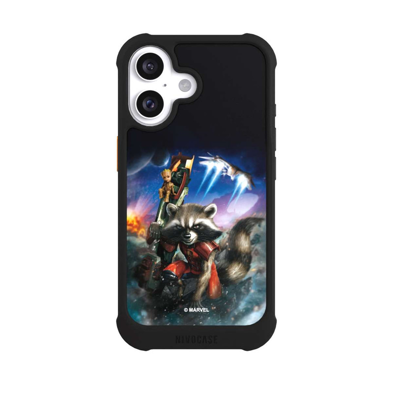 iPhone 16 NIVOmax Rocket & Baby Groot Guardians Of The Galaxy