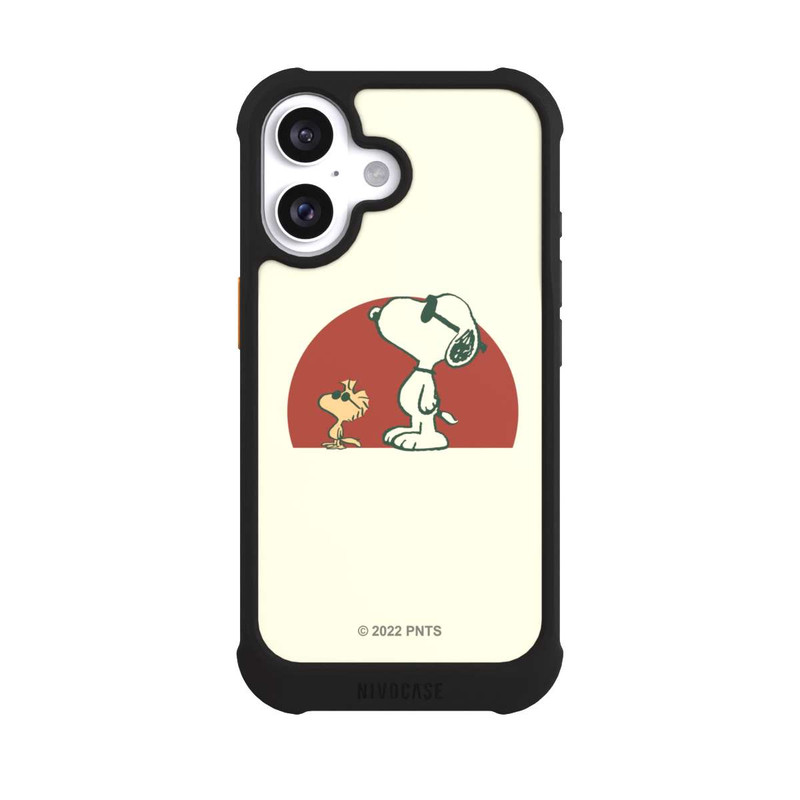 iPhone 16 NIVOmax Snoopy Woodstock weit draußen