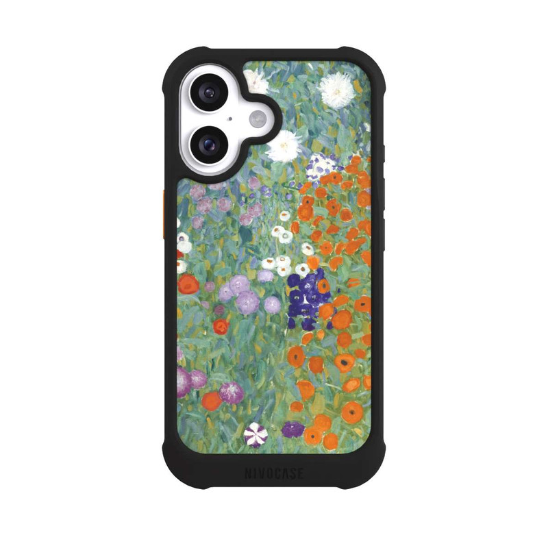 iPhone 16 NIVOmax Blühender Garten - Gustav Klimt