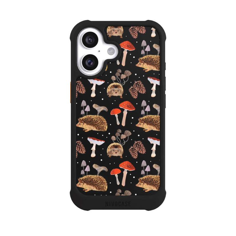 iPhone 16 NIVOmax Igel und Pilze