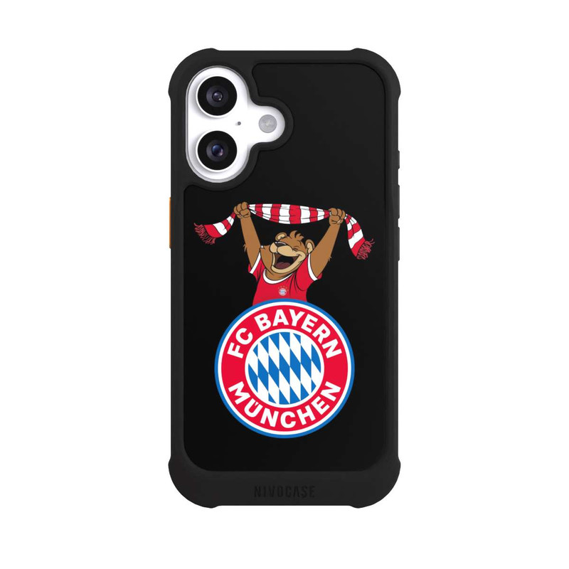 iPhone 16 NIVOmax Bernie Jubel mit Schal Schwarz