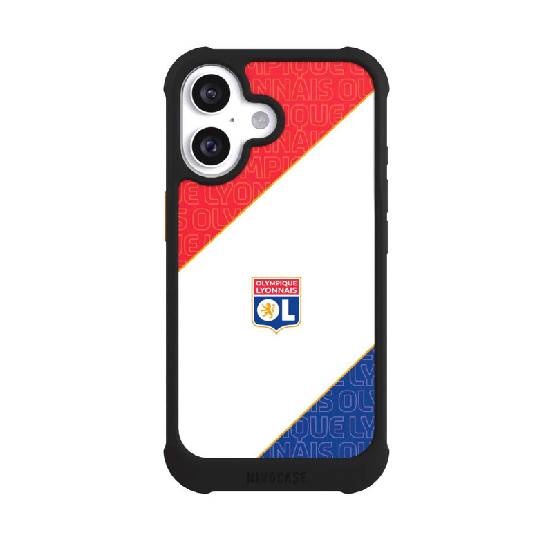 iPhone 16 NIVOmax OL Logo Rot und Blau