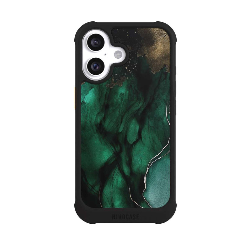 iPhone 16 NIVOmax Grün Gold