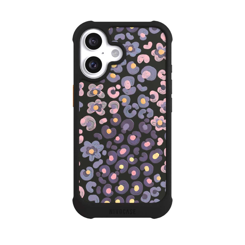 iPhone 16 NIVOmax Tierfell mit Blumen