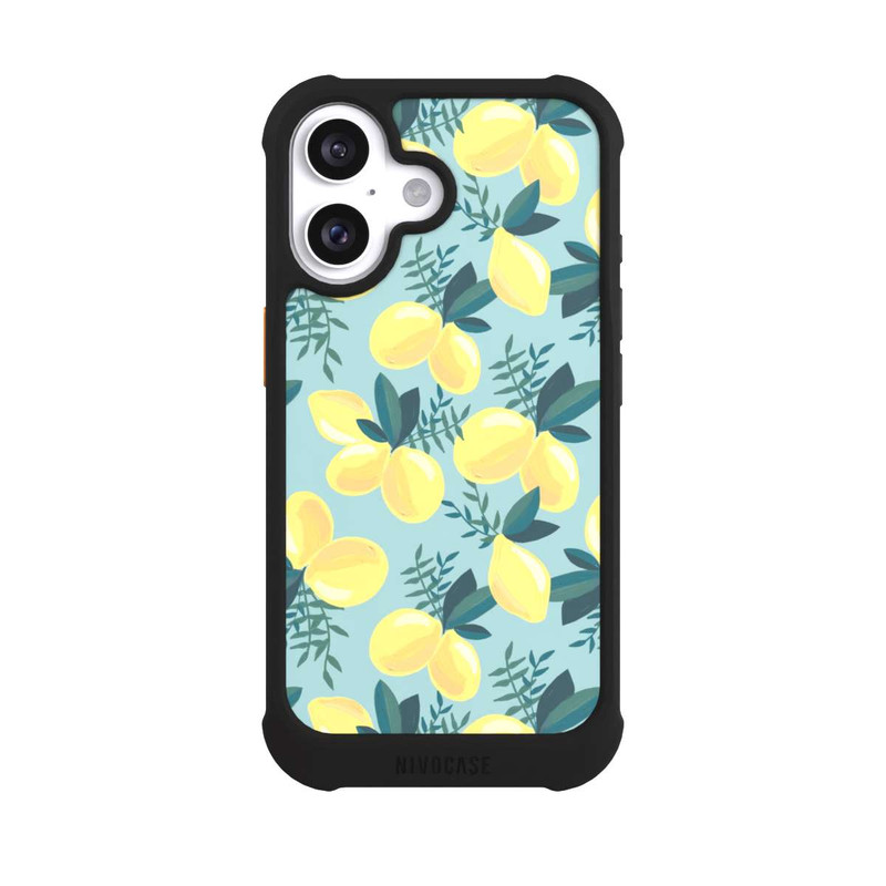 iPhone 16 NIVOmax Gemalte Zitronen