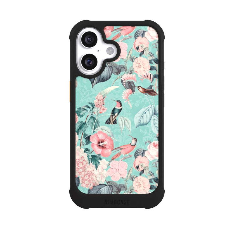 iPhone 16 NIVOmax Kolibri Paradies Pattern