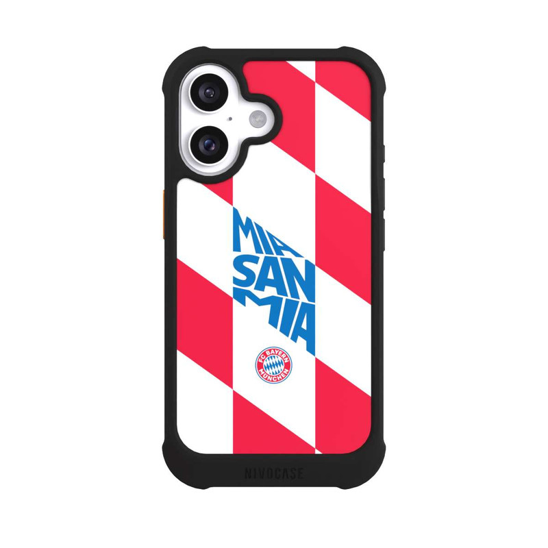 iPhone 16 NIVOmax FCB Mia San Mia Rauten
