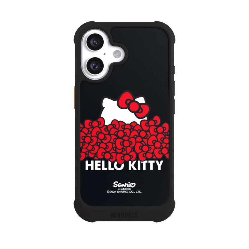 iPhone 16 NIVOmax Hello Kitty mit Schleifen