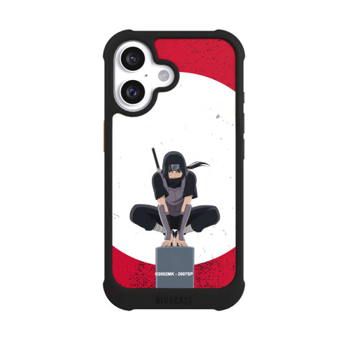  NIVOmax Itachi Uchiha Symbol Roter Hintergrund