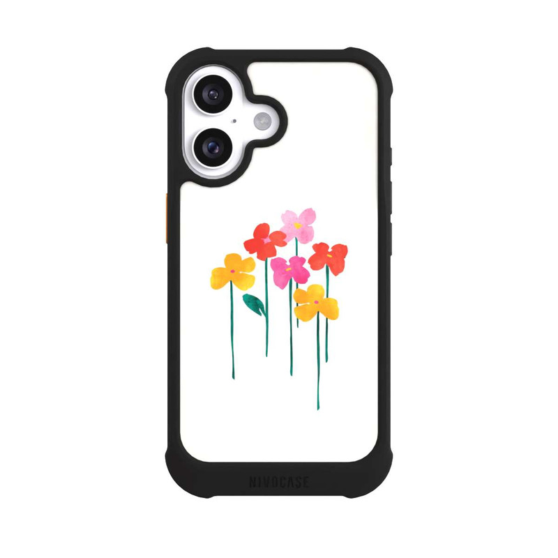 iPhone 16 NIVOmax Kleine glückliche Blumen