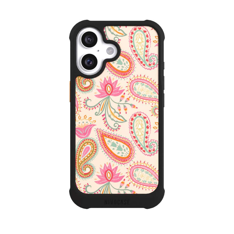 iPhone 16 NIVOmax Colorful Paisley Charm