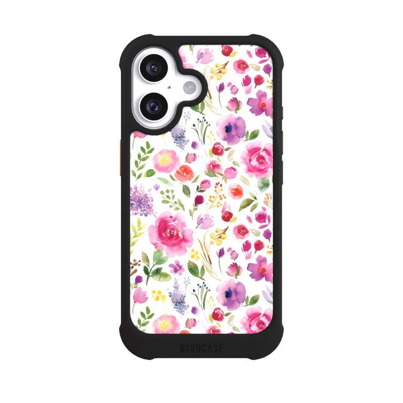 iPhone 16 NIVOmax Roses Flowers Purple