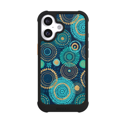  NIVOmax Blockprint India Teal Gold