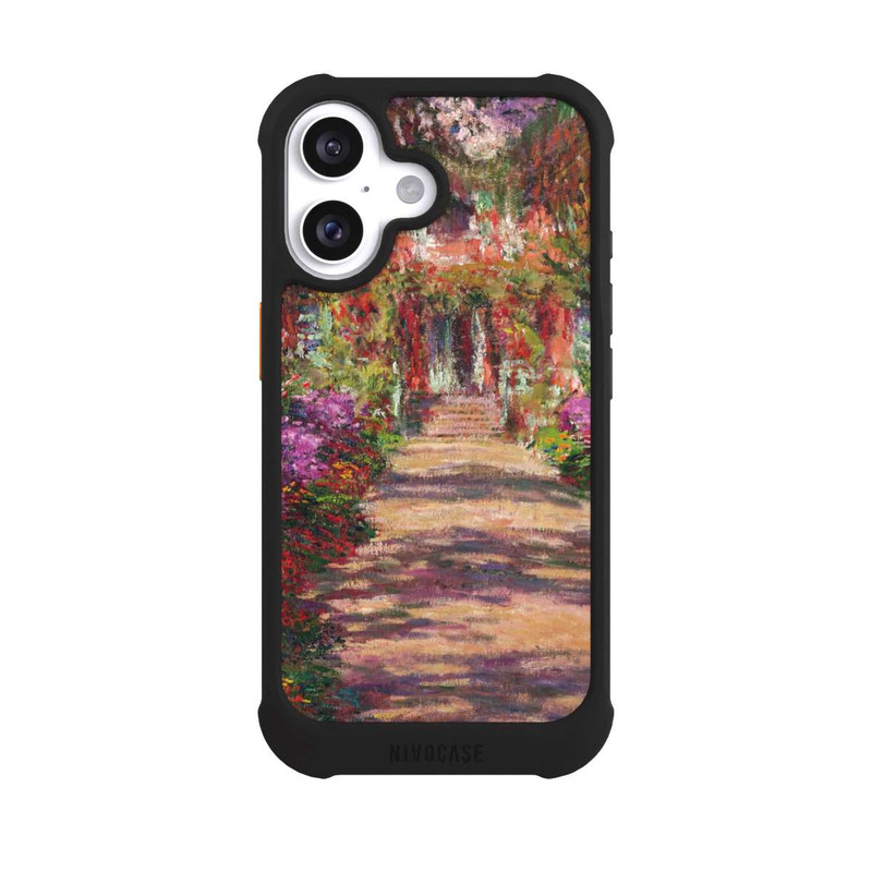 iPhone 16 NIVOmax Eine Allee in Monets Garten in Giverny by Claude Monet