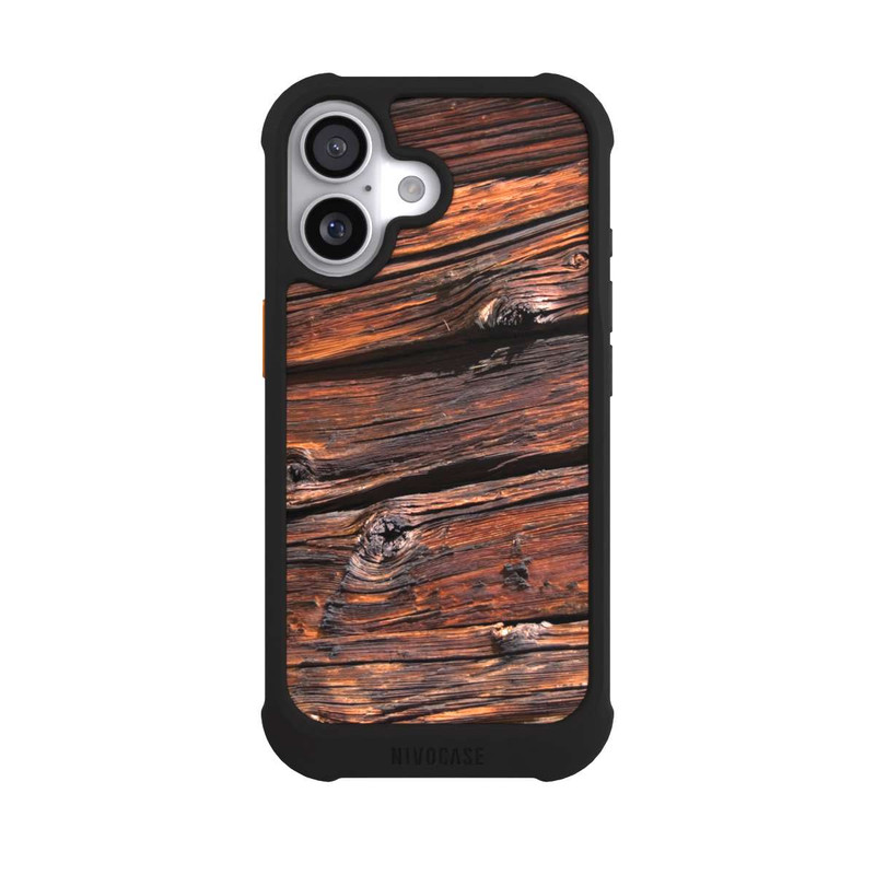 iPhone 17 NIVOmax Verwitterte Holzplanken