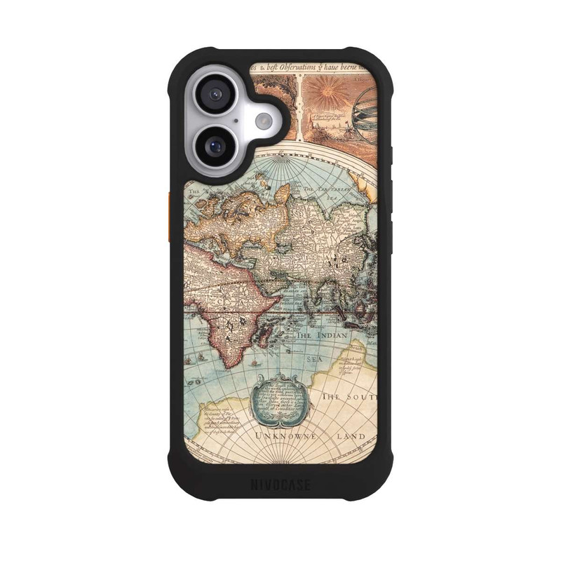 iPhone 17 NIVOmax Vintage Worldmap