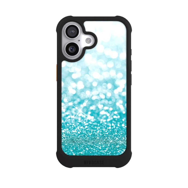 iPhone 17 NIVOmax Petrol Glitter Look