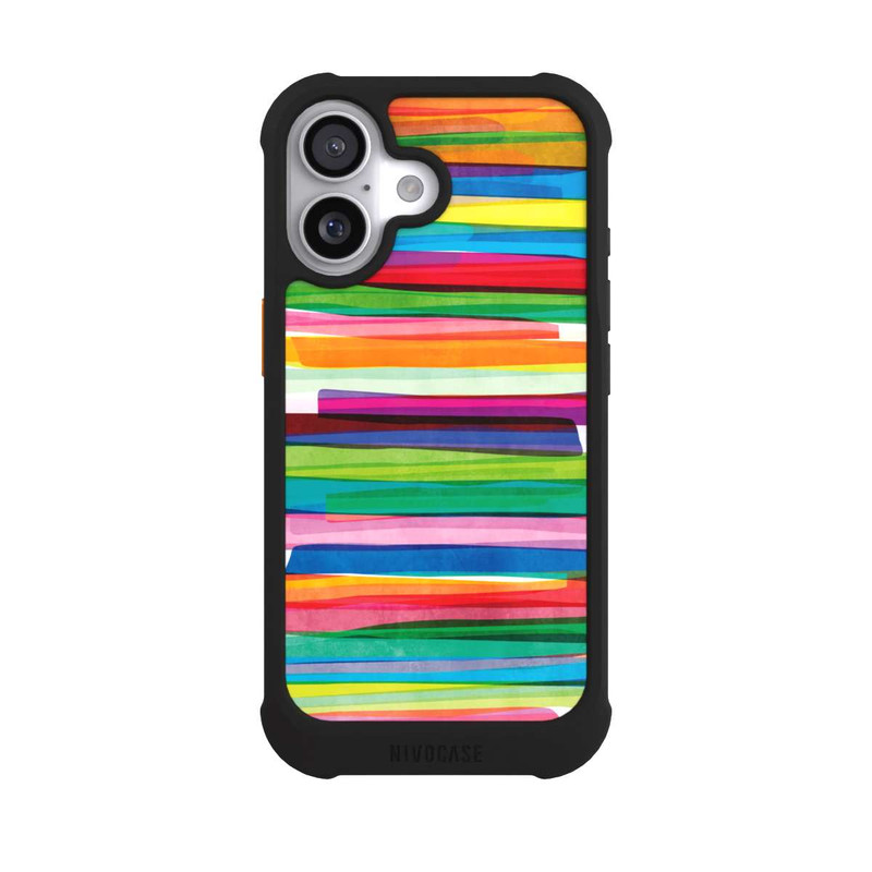 iPhone 17 NIVOmax Rayures Colorées 1