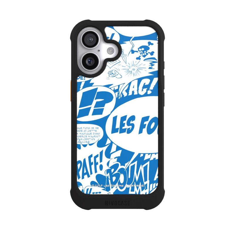 iPhone 17 NIVOmax Sprechblasen Asterix Blau