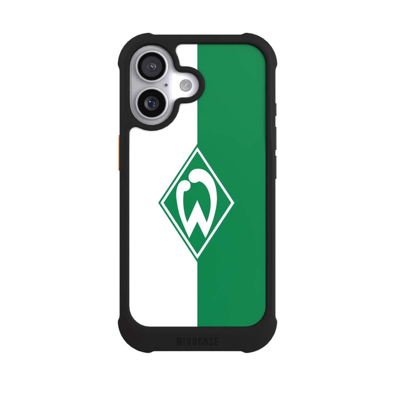 iPhone 17 NIVOmax Weiß-Grün - Werder Bremen