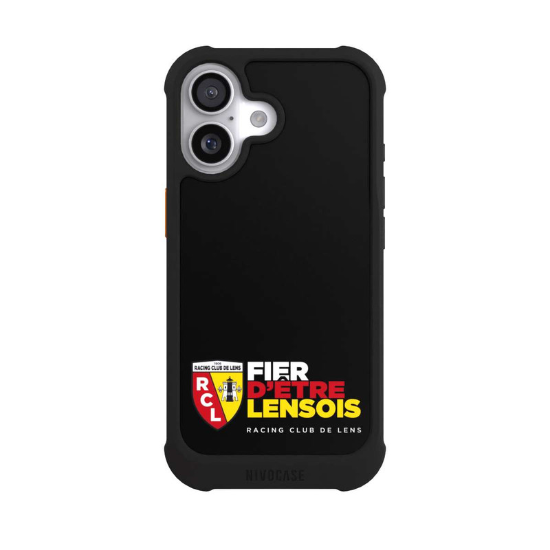 iPhone 17 NIVOmax RC Lens Logo en bas Noir