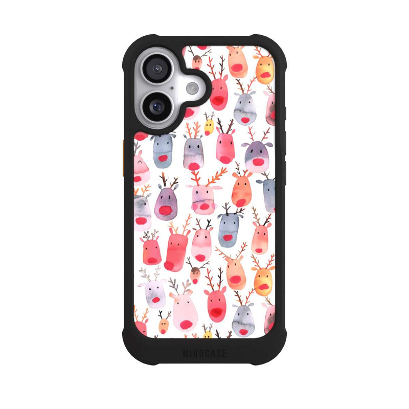 iPhone 17 NIVOmax Cute Reindeer Watercolor