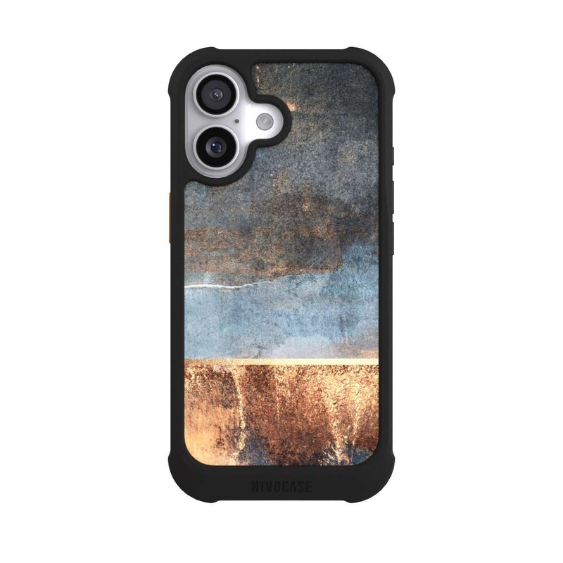 iPhone 17 NIVOmax Storm Gold Print