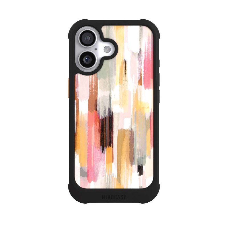 iPhone 17 NIVOmax Abstrakte Pinselstriche Herbsttöne