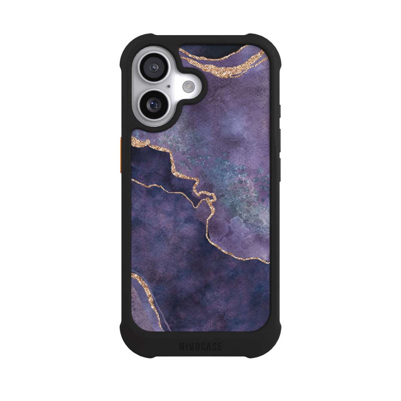 iPhone 17 NIVOmax Pierre précieuse Glamour violet