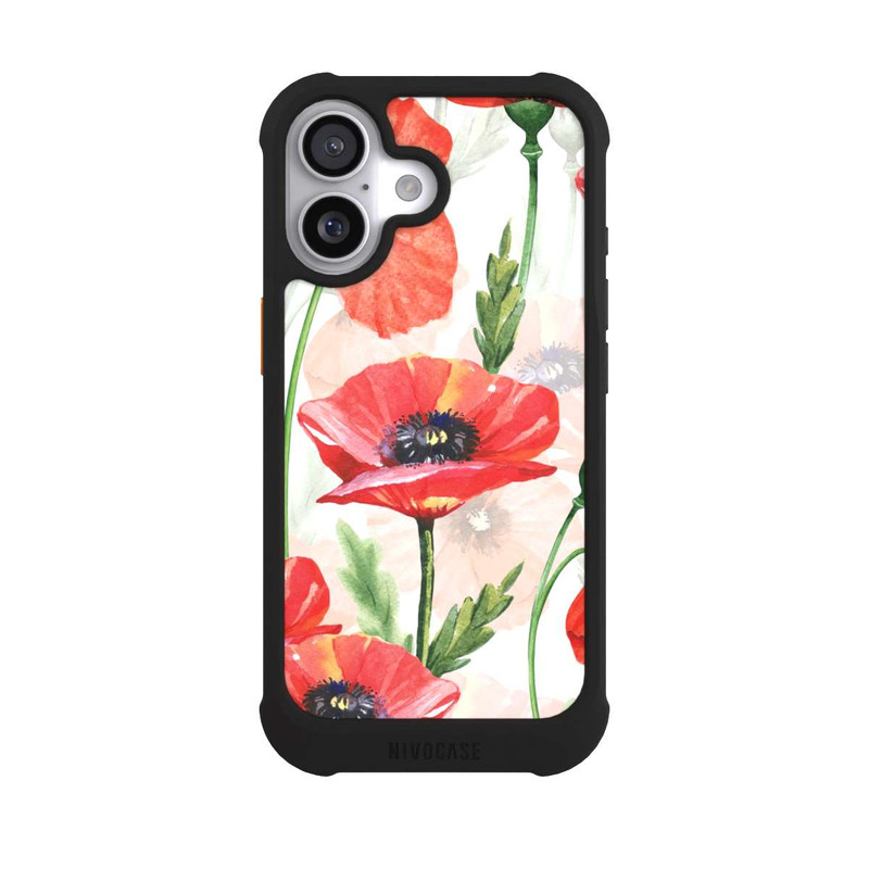 iPhone 17 NIVOmax Coquelicots aquarelle