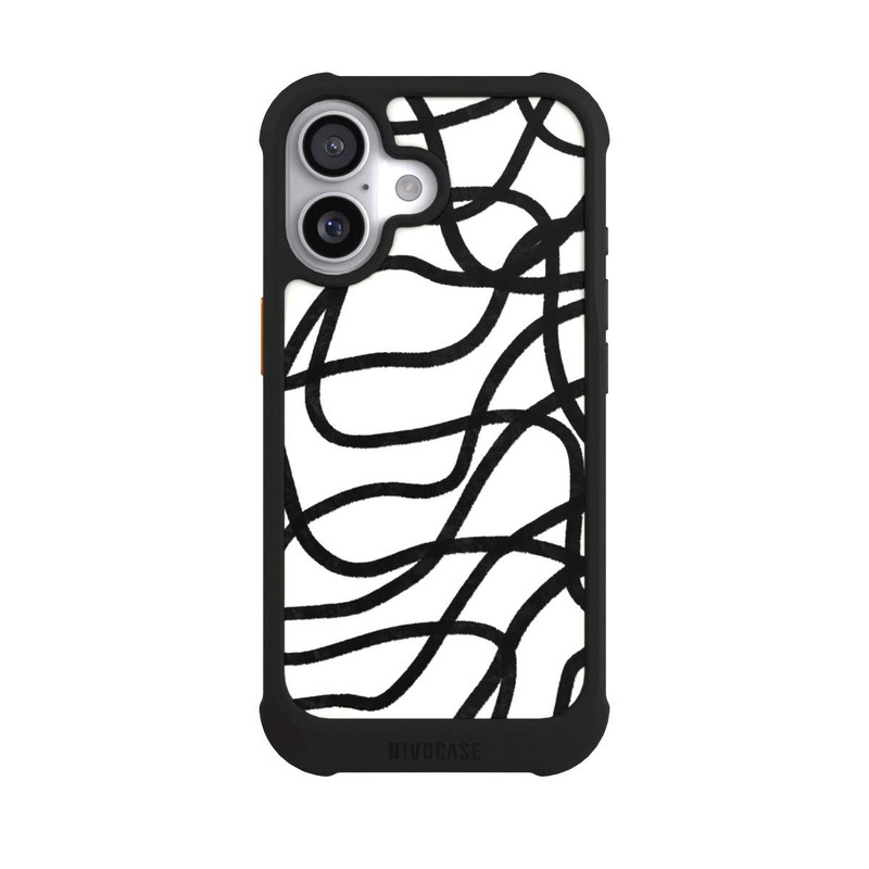 iPhone 17 NIVOmax Lignes noires