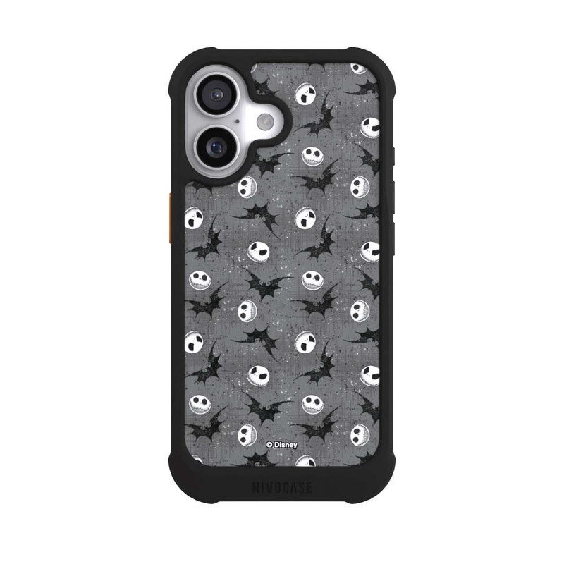 iPhone 17 NIVOmax Jack Grey Pattern Tim Burtons Nightmare before Christmas