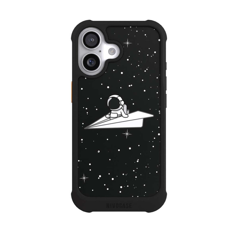 iPhone 17 NIVOmax Astronaut Paper Plane Comic