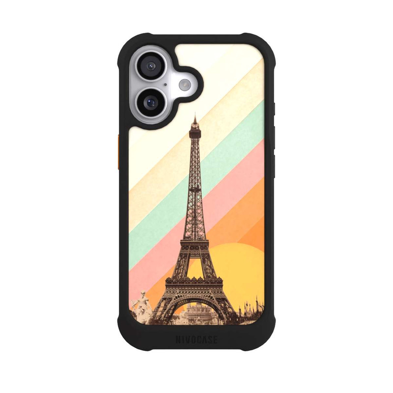 iPhone 17 NIVOmax Eiffel Tower Rainbow