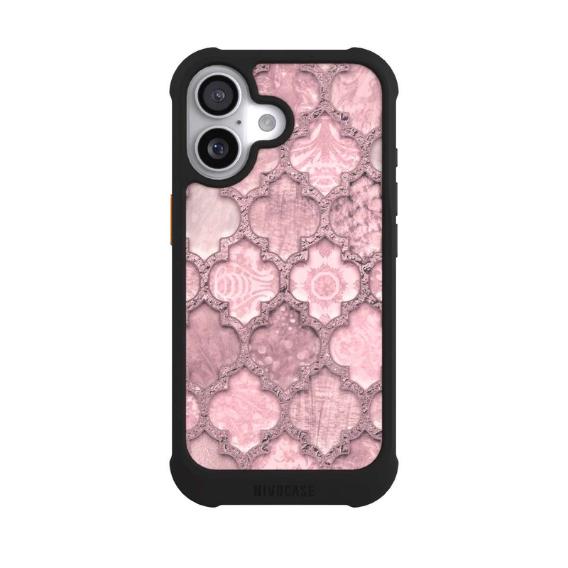 iPhone 17 NIVOmax Tuile Maroc Rose