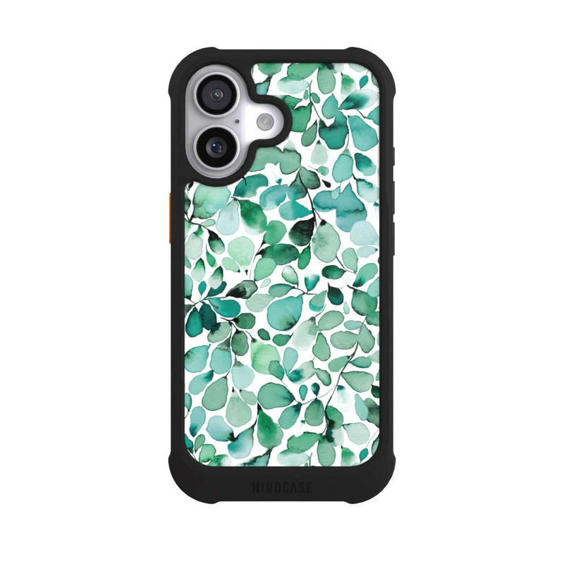 iPhone 17 NIVOmax Aquarellmuster Blätter