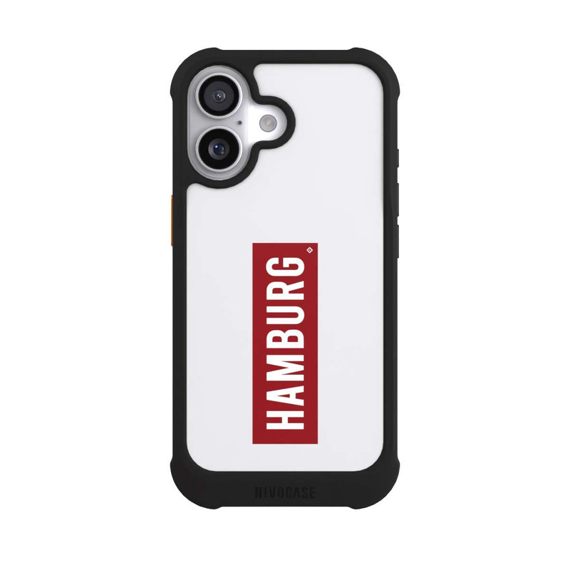 iPhone 17 NIVOmax HSV Hambourg rouge et blanc