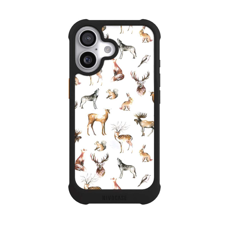 iPhone 17 NIVOmax Woodland Winter Animals