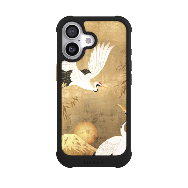 iPhone 17 NIVOmax Kraniche Gold Japan 1