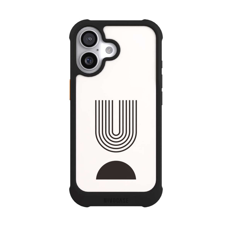 iPhone 17 NIVOmax Modern Art Black Lines