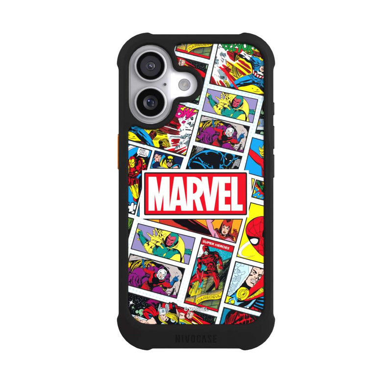 iPhone 17 NIVOmax Marvel Comic Pattern