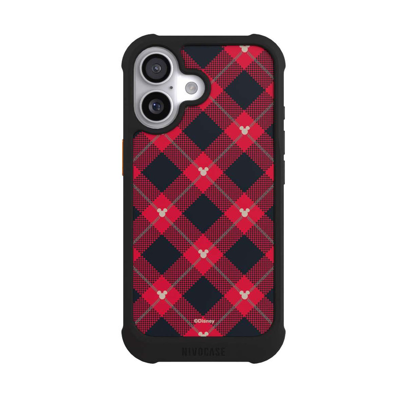 iPhone 17 NIVOmax Mickey Weihnachtsmuster Rot